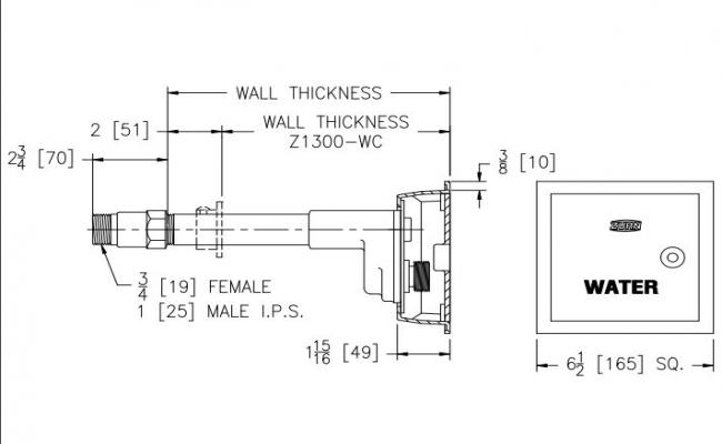 CAD Free Download - Ecolotrol Wall Hydrant Encased