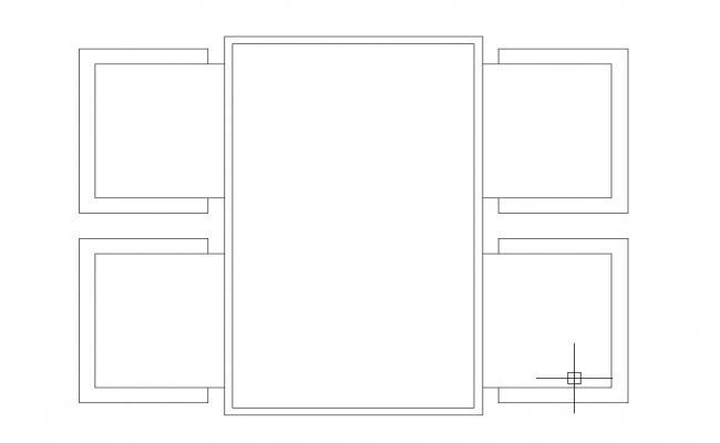 CAD blocks, free download - dining