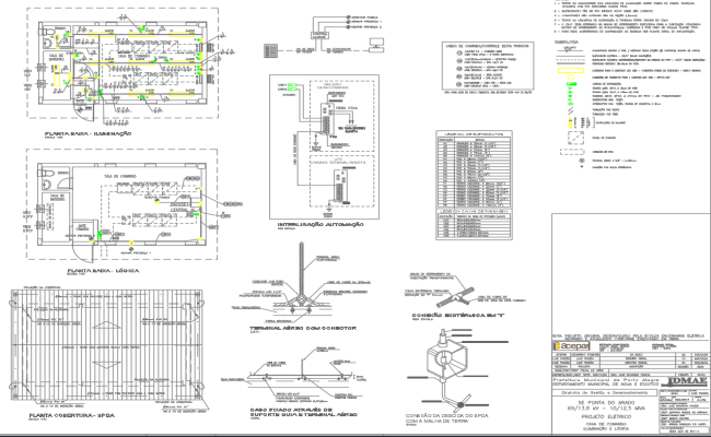 Café Electrical Layout Plan with Wiring Design in DWG File