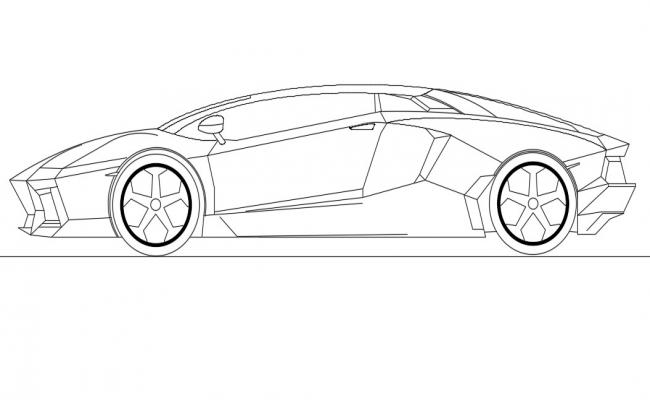 Car Design DWG File
