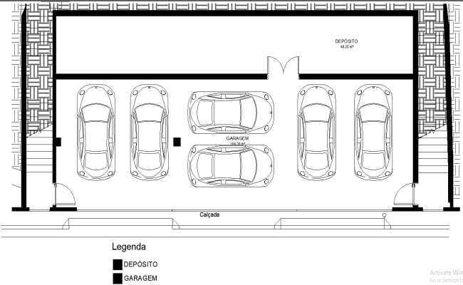 Car Parking Area Details Architecture AutoCAD DWG File