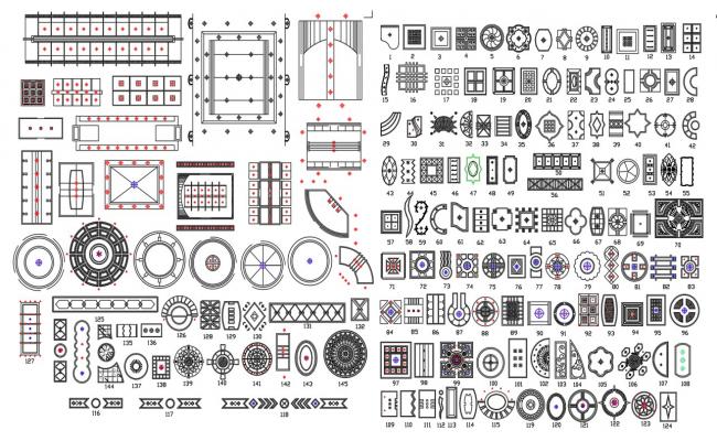 500 Types Of Ceiling Design Cad Blocks Cad Design Free Cad Blocks