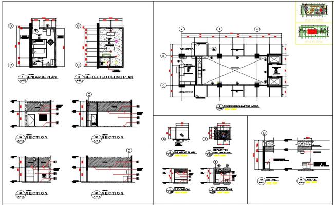 Clinic And Concessionaire Plan DWG File
