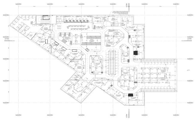 Cloth Showroom interior detail DWG AutoCAD file
