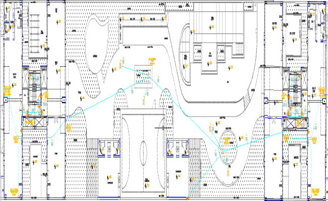 Complete Residential Layout DWG File with Garden Play Space