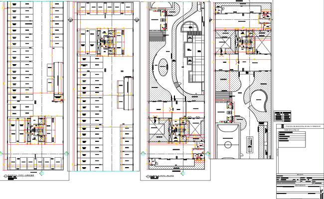 Apartment Complex Design with Complete Floor Layout DWG File