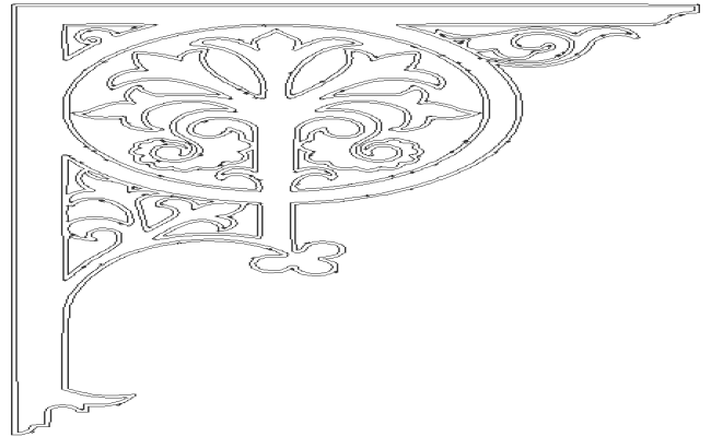 Corner of two wall design with details dwg autocad drawing .