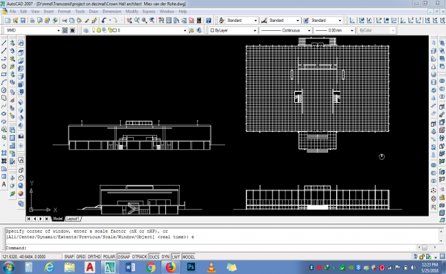 Crown Hall architect  Mies van der Rohe