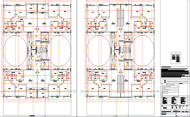 Detailed Residential Apartment Floor Plan Layout in CAD File