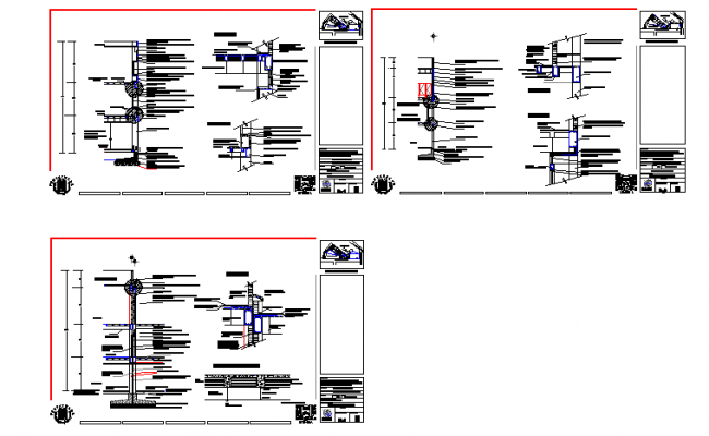 Details of foundation to slab with ribs - terrace