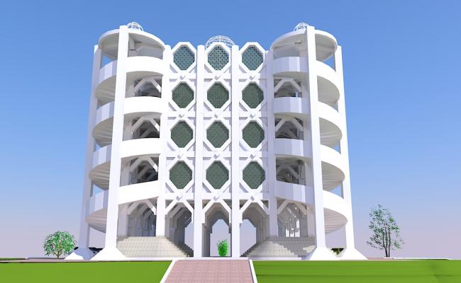 Disain Masjid Shelter Tsunami