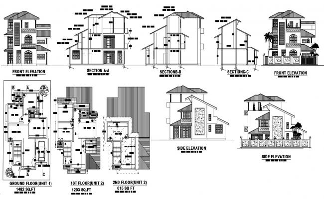 Download Duplex House Plans