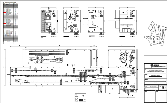 Electric Cable Production Factory Setup Design in AutoCAD DWG File