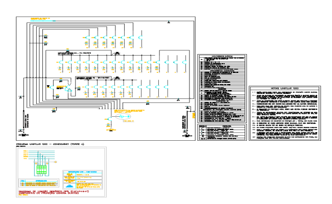 Tower A Residential Electrical Diagram in AutoCAD DWG File