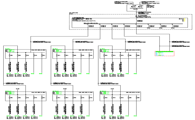 Electrical Schematic Panel and Wiring Diagram in DWG File