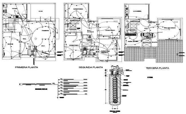 Electrical Wiring Layout plan