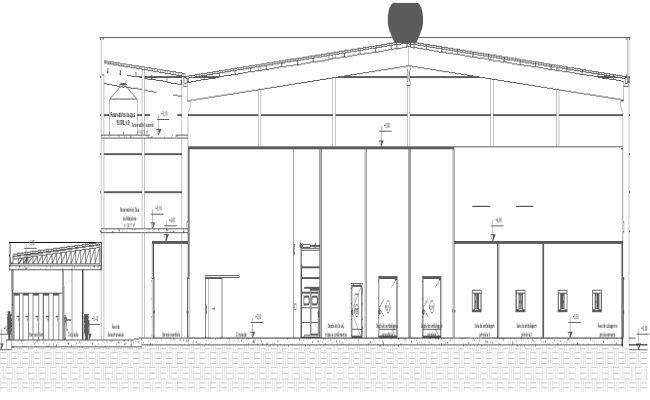 Factory Section Details | High-Quality AutoCAD DWG Drawings