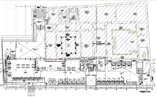 Public Bank Vietnam MEP Floor Plan AutoCad DWG 17693 mm