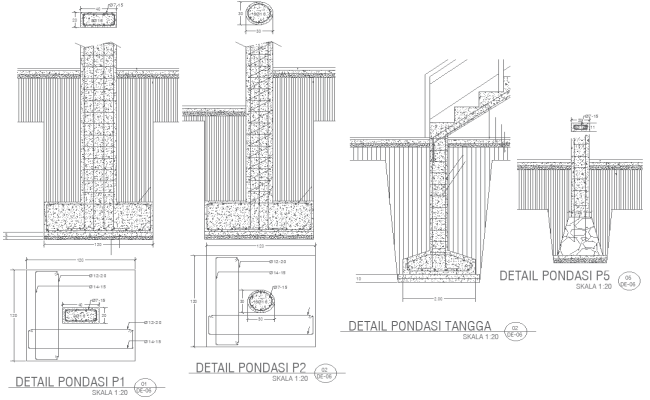 Foundation Details Drawing AutoCAD DWG Download