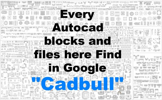 Furniture Autocad blocks free download in 2d 