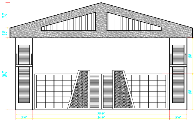Gate Elevation Drawings AutoCAD DWG Files