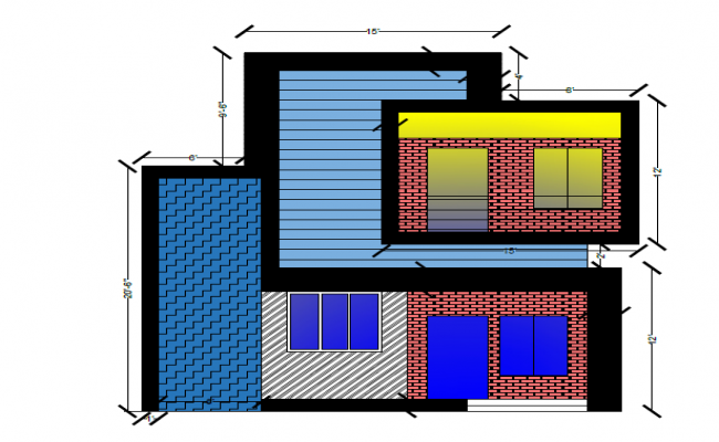 Home Elevation Drawing Free PDF File