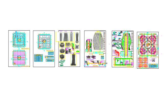 High rise building structure detail