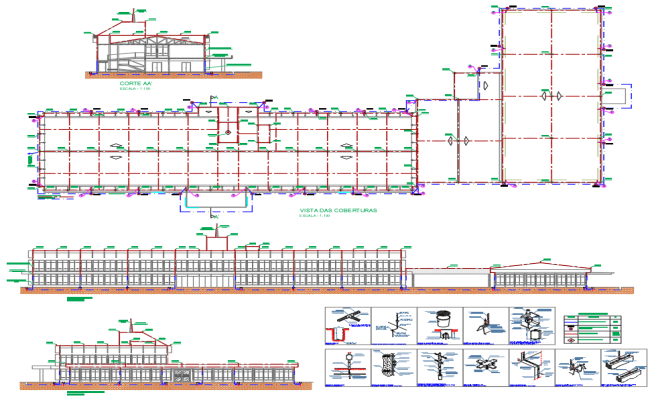 Hospital Electrical Safety Earthing Drawing in AutoCAD DWG Format
