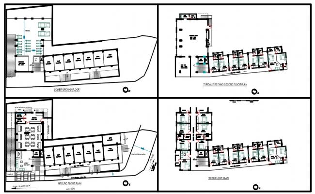 Hotel Building Building Floor Plan