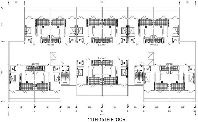 Hotel Furniture Layout Plan Detail DWG AutoCAD file