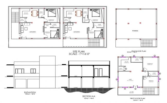 House Plan AutoCAD File