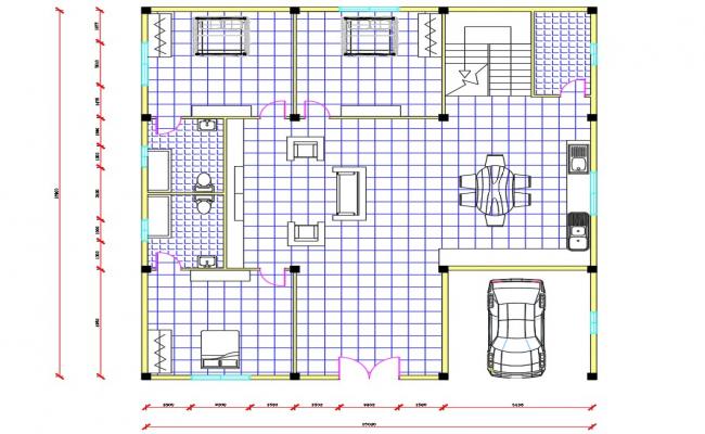House Plan CAD File Free Download