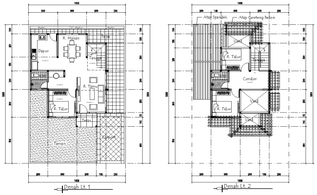 DWG File Featuring 2BHK House Floor Plan in AutoCAD View
