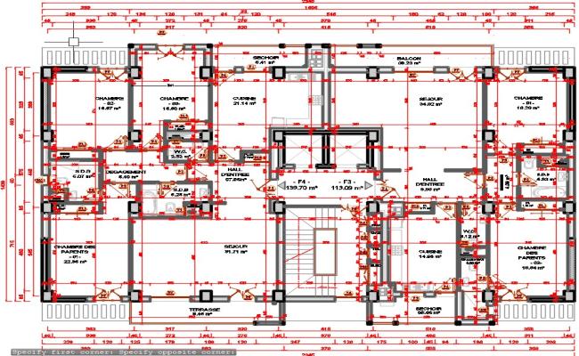 House Architecture Working Drawing AutoCAD DWG File