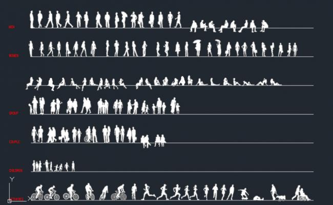 Human silhouettes