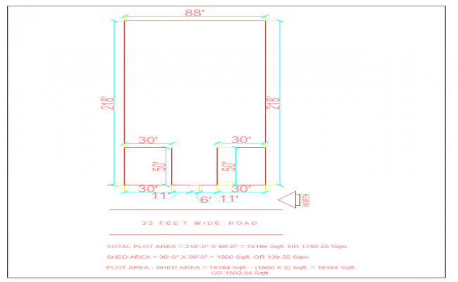 Industrial Land Plan Free Download DWG File