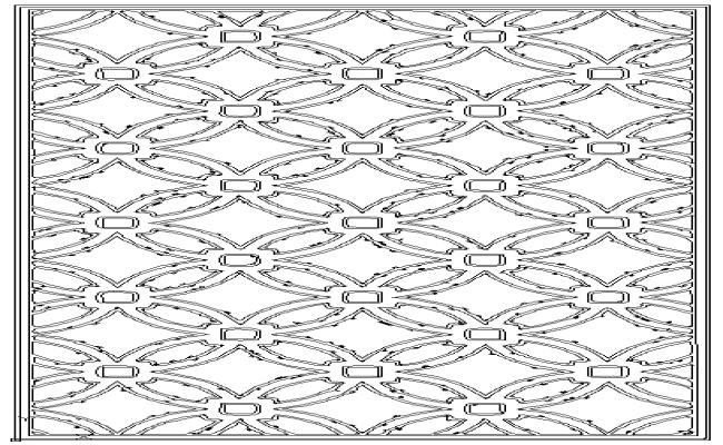 Kitchen tiles design for modern kitchen details dwg autocad drawing.