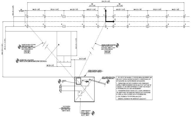 Layout of machine rider detail DWG AutoCAD file