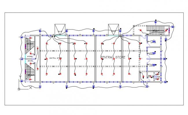 Lighting Point Layout Plan