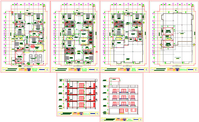 Luxurious House Architecture DWG Working Drawings & Details
