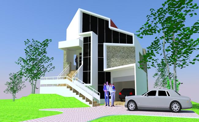 MODEL RUMAH TEMPAT TINGGAL Type PS-10