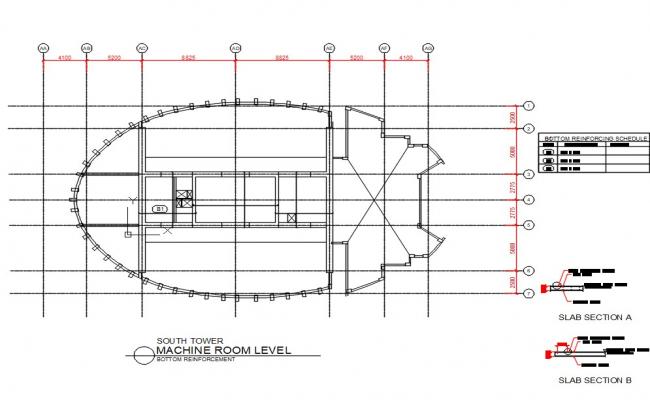 Machine Room Structural detail