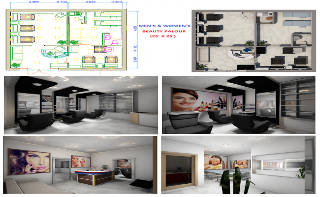 Men's & Women's beauty parlor