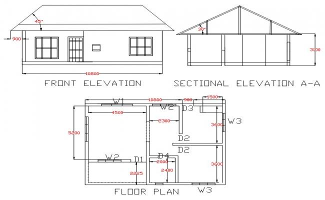 Modern Home plan
