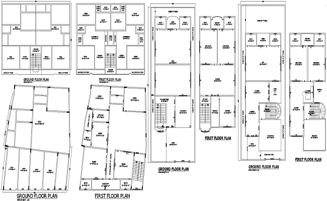 Modern House and Shop Layout Details AutoCAD Blocks DWG Download