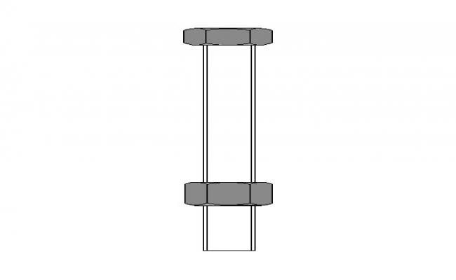 Nut Bolt (AutoCAD File)