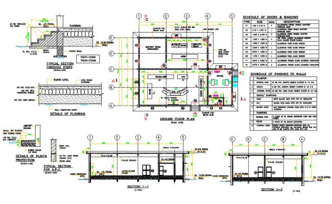 Office Building AutoCAD Drawing DWG File