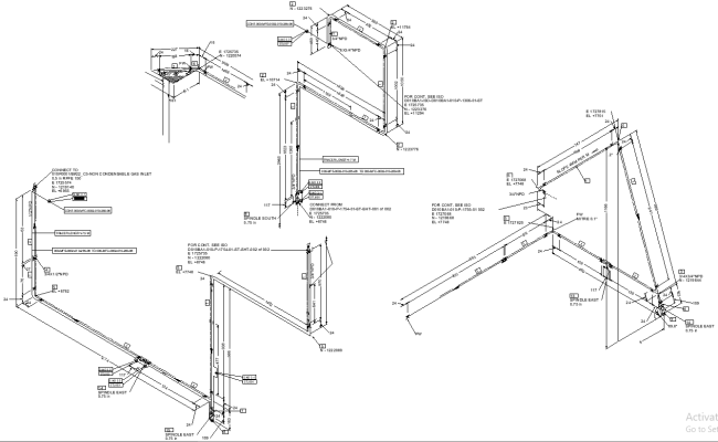 Oil Pipeline Plan Layout Details AutoCAD DWG Download