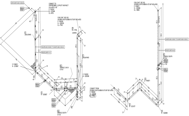 Piping Installation System Details And Design AutoCAD DWG File