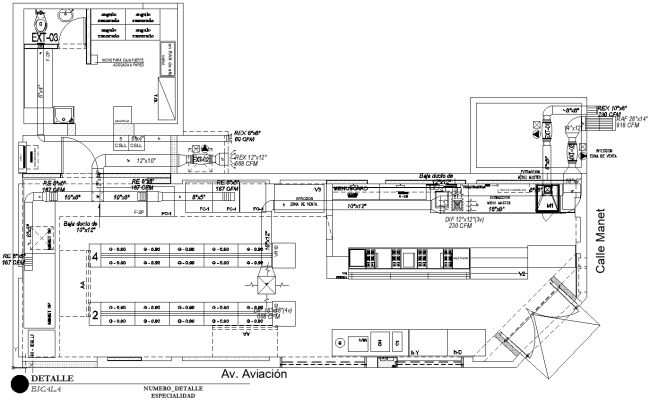 Plan Of Plant disrtribution equipment And duct DWG AutoCAD file